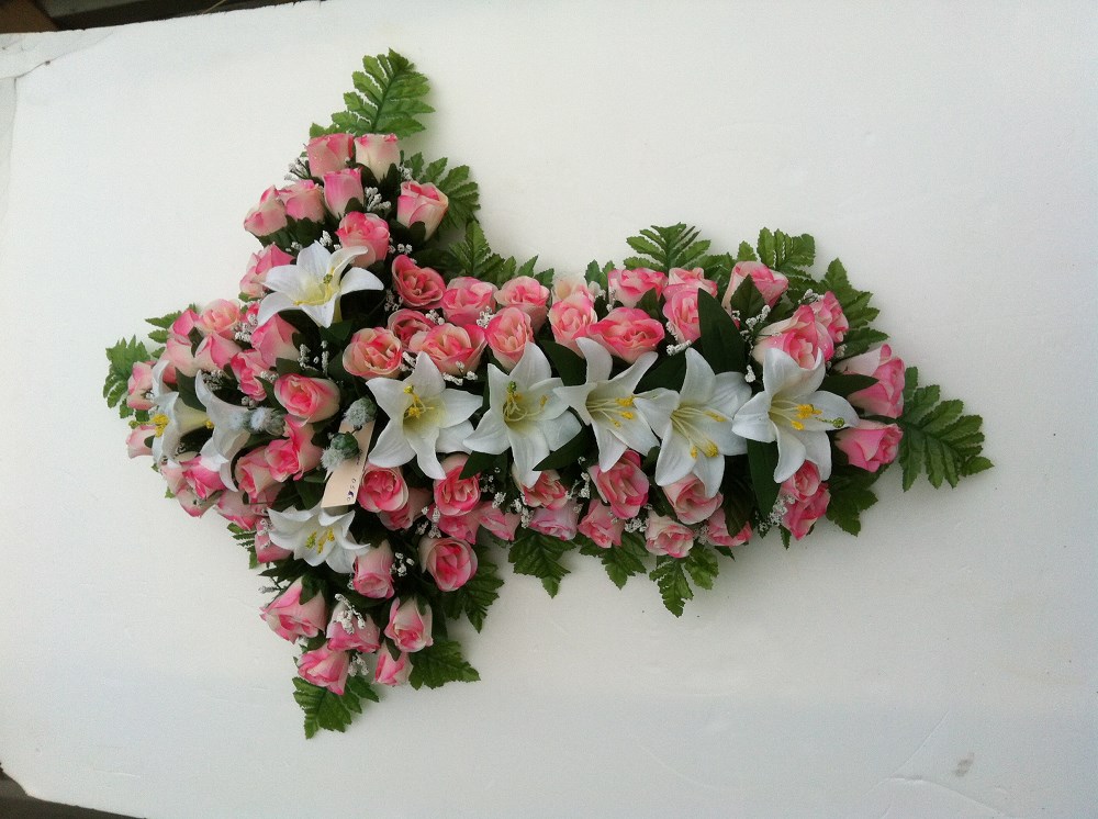 "croic funeraire fleurs artificielles"