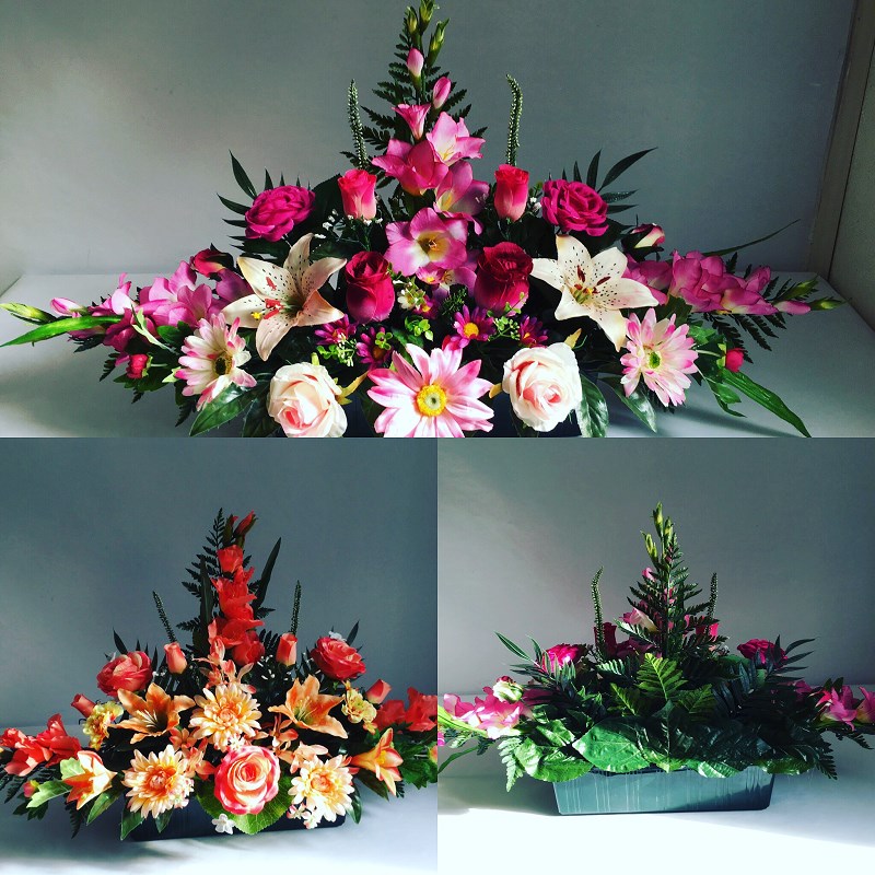 jardiniere devant de tombe mazini