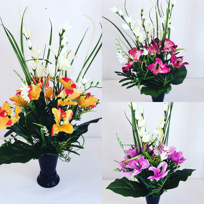 godet bouquet artificielle