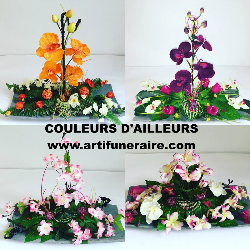 Plateau d'orchidee artificielle
