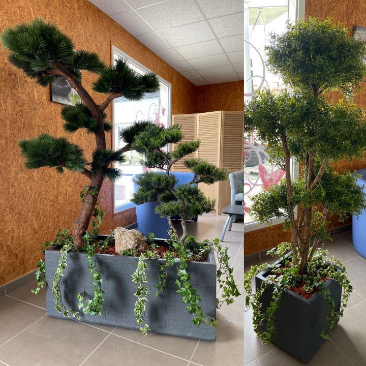 arbre artificiel pour un decor interieur végétal sans entretien.
