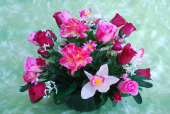 Coupe de fleurs variees