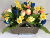 panier-couleur-tulipe-jonquille-artificielle