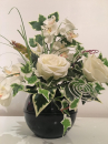 Pot-boule-noireorchidee-rose
